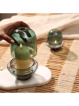 Muun Home - Dome Candle Holder - Green