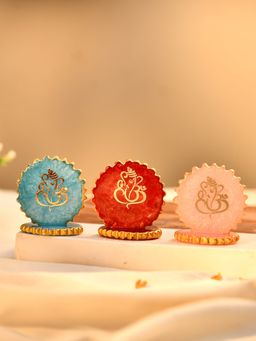 AAPNO RAJASTHAN - Ganesha Decorative Showpieces (Pack Of 3)