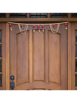eCraftIndia - Decorative Bead Flower Toran For Main Door Entrance Home Mandir