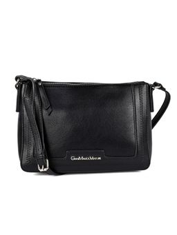 GIAN MARCO VENTURI - Quest Black Soft One Size Crossbody Bag