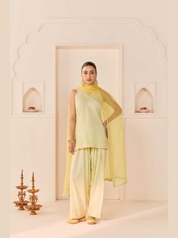 Sheetal Batra - Miral - Mint Green Short Kurta With Farsi Salwar