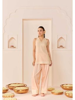 Sheetal Batra - Miral - Carnation Pink Short Kurta With Farsi Salwar
