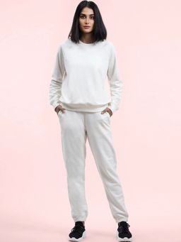 FABLE STREET - Cotton Tracksuit - Off White (Set of 2)