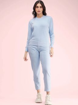 FABLE STREET - Fleece Tracksuit - Light Blue (Set of 2)