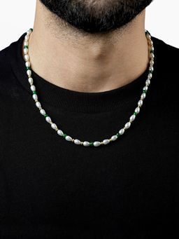 SWASHAA - Aurel Pearl Men's Necklace
