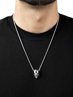 SWASHAA - Varek Deathgrin Skull Men's Necklace Pendant