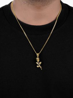 SWASHAA - Tavien Rose Men's Necklace Pendant