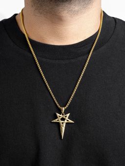 SWASHAA - Auralin Star Spear Men's Necklace Pendant