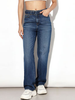 ONLY - Straight Dark Blue Jeans