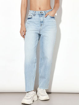 ONLY - Slouchy Light Blue Denim Jeans