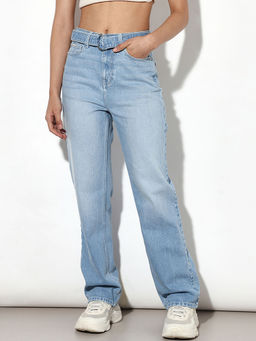 ONLY - Straight Light Blue Denim Jeans