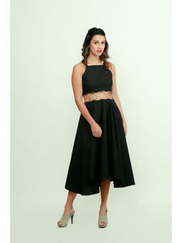 Echke - Flared Dress With Ring Feature