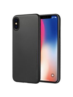 Memumi - Memumi® Slim Series Ultra Thin Back Cover for Apple iPhone X / 10, 0.3 mm Thin - Black (5.8")