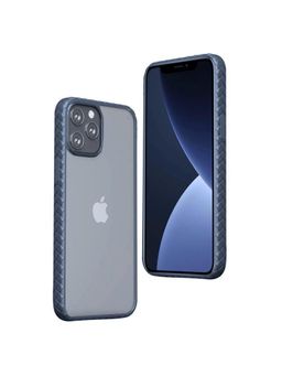 Memumi - Memumi® Light Frog Series Back Cover for Apple iPhone 12/12 Pro - PC with Soft Bumper - Blue (6.1")
