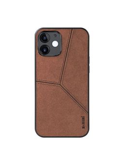 Memumi - Memumi® Lord Howe Series Canvas Back Cover Case for Apple iPhone 12 Mini - Brown (5.4")