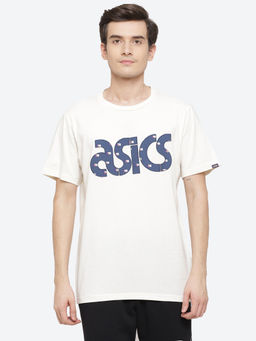 ASICS - Jsy Washer Mix Ss Off White Men Gym & Training T-shirts