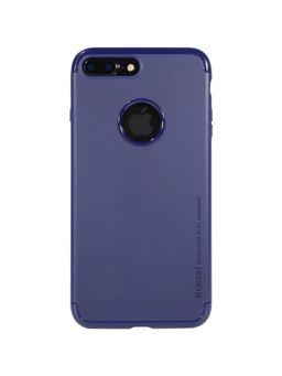 Memumi - Memumi® Wise Series Hybrid Logo Cut Hard Rugged Back Cover for Apple iPhone 7 Plus - Blue (5.5")