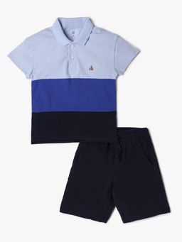 GAP - Boys Color Block Polo T-Shirt & Shorts Set