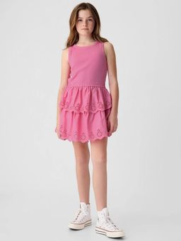 GAP - Girls Cut-Work Layered Dress