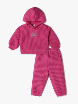 GAP - Unisex Hooded Textured Sweatshirt With Joggers