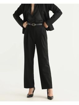RAREISM - Solid Straight Fit Trouser Black