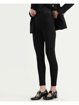 RAREISM - Solid Skinny Fit Trackpant Black