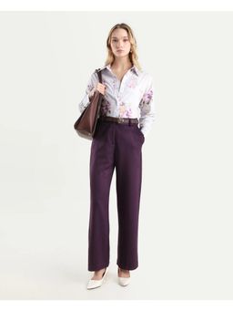 RAREISM - Solid Straight Fit Trouser Purple