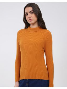 Monte Carlo - Women Yellow Full Sleeve Seavey Sweater