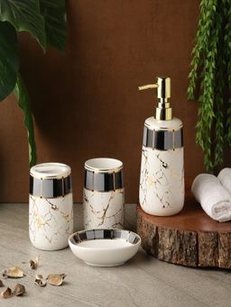 Neva - The Decor Mart Vienna Ceramic Bathroom Accessory Set