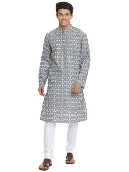 Fabindia - Cotton Slim Fit Long Kurta
