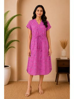 SILSELAH - Womens Pink Dress