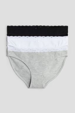 H&M - Girls 3-Pack Cotton Briefs