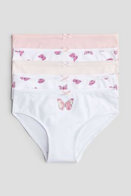 H&M - Girls 5-Pack Cotton Briefs