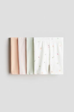 H&M - Girls 4-Pack Cotton Cycling Shorts