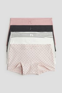 H&M - Girls 5-Pack Boxer Briefs