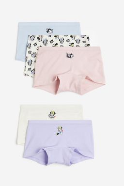 H&M - Girls 5-Pack Cotton Boxer Briefs
