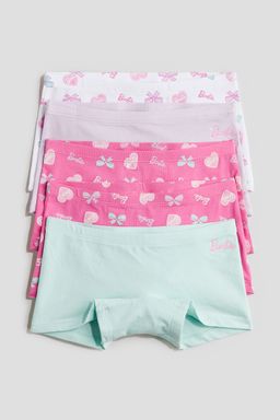 H&M - Girls 5-Pack Cotton Boxer Briefs
