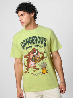 The Souled Store - Official Looney Tunes: Hungry Taz Men T-shirts