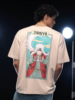 The Souled Store - Naruto Jiraiya Men Oversized T-Shirt