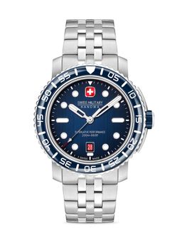 Swiss Military Hanowa - Black Marlin Blue Dial Analog Watch for Men - SMWGH0001703