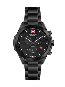 Swiss Military Hanowa - Chiroptera Night Vision Black Dial Chronograph Watch for Men - SMWGI0001930