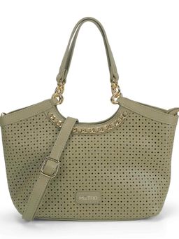 Metro - Women Green Casual Solid Shoulder Bag with Detachable Strap