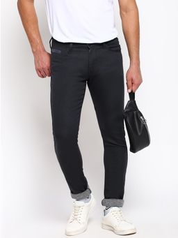 Wrangler - Men Vegas Black Rinse Skinny Fit Jeans