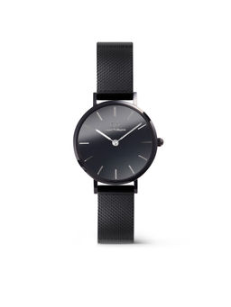 Daniel Wellington - Women Petite Mirror Black Round Dial Analogue Watch - DW00100798K (M)