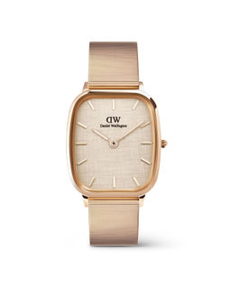 Daniel Wellington - Men Vintage Beige Cushion Dial Analogue Watch - DW00100815K (M)
