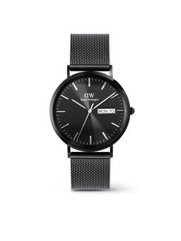 Daniel Wellington - Men Classic Extension Black Round Dial Analogue Watch - DW00100831K (M)