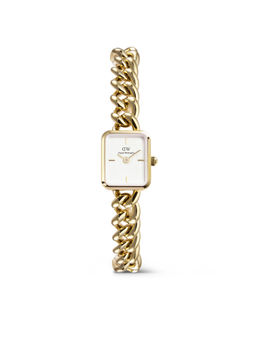Daniel Wellington - Women Jolie White Rectangle Dial Analogue Watch - DW00100836K (M)