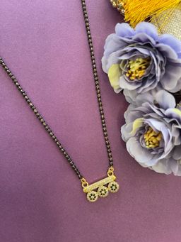 Digital Dress Room - Trendy Mangalsutra Ad Flower Pendant