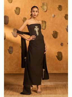 Masaba - Cherry Wine Corset Set