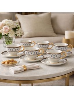 Momentz - Royal Victorion Porcelain 12 Pcs Tea Set